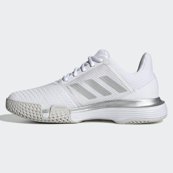 Adidas CourtJam Bounce Wide Sneaker White / Silver - Picture 3 of 10